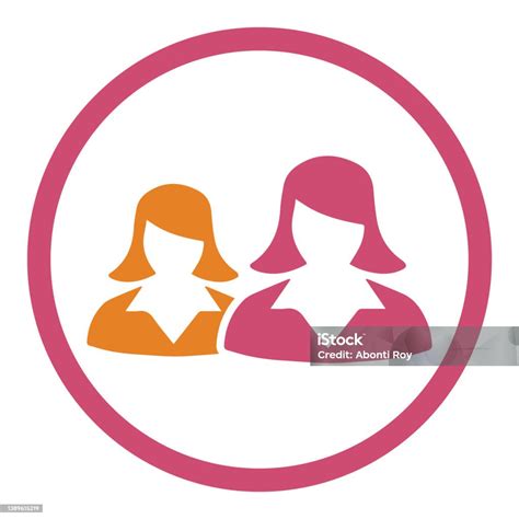 Friends Users Women Icon Stock Illustration Download Image Now