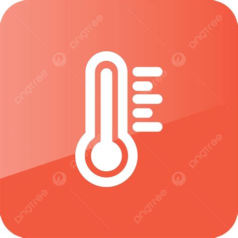 Termômetro Calor Quente ícone Meteorologia Clima Gráfico Equipamento De