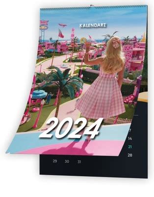 KALENDARZ 2023 ŚCIENNY BARBIE 13 stron A3 12725982812 oficjalne