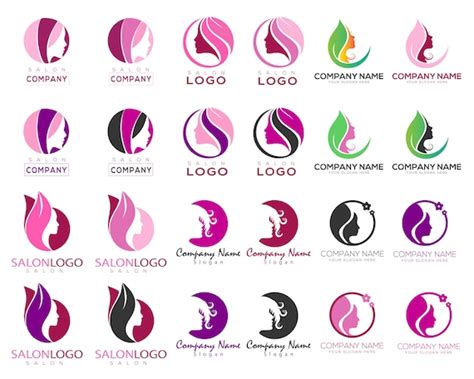 Salon Logo Svg Women Head Clipart Girl Logo Eps Woman Logo - Etsy India