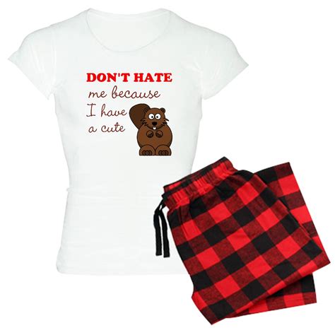 Cafepress Dont Hate Pajamas Womens Light Pajamas