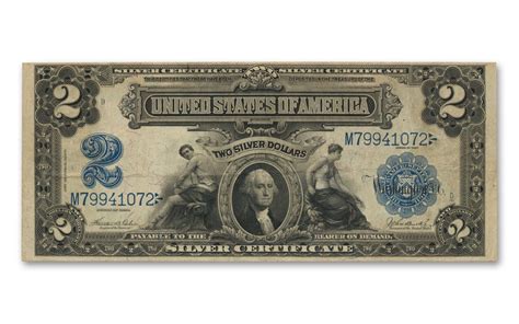 1899 2 Silver Certificate Vf