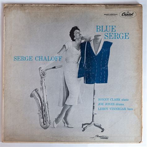 USオリジナル盤 SERGE CHALOFF BLUE SERGE Capitol T742 ターコイズ 背文字 全曲視聴済み