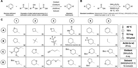 Overview Of Minisci Type Reactions And Screening Plate A General