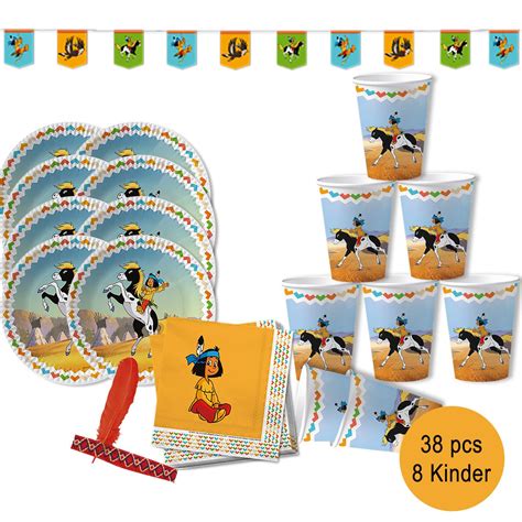 Party Set Kindergeburtstag Yakari 38 Tlg