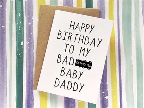 Baby Daddy Birthday Card Printable Cards