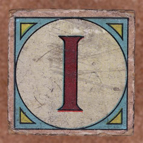 Vintage Brick Letter I Leo Reynolds Flickr