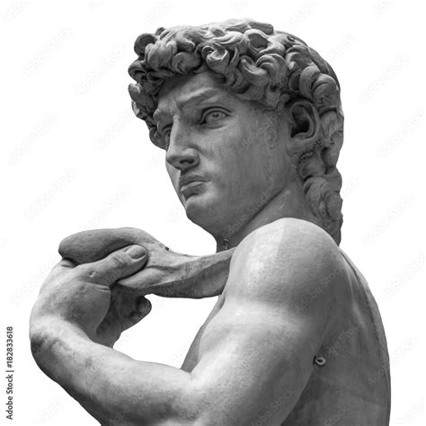 Statue of a famous statue by Michelangelo - David from Florence ...