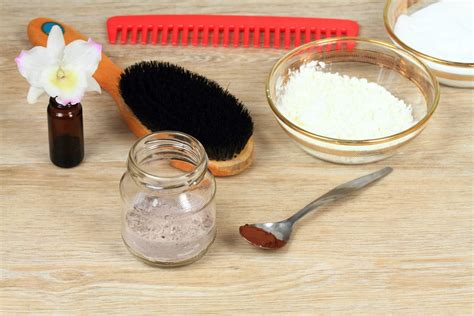 The DIY recipes of dry shampoo