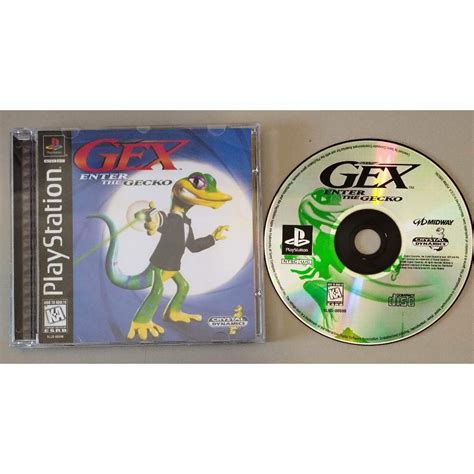 PS1 Gex Enter the Gecko mídia preta Shopee Brasil