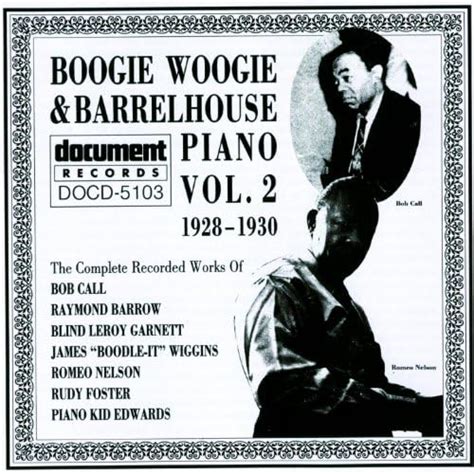 Boogie Woogie Barrelhouse Piano Vol Von Various