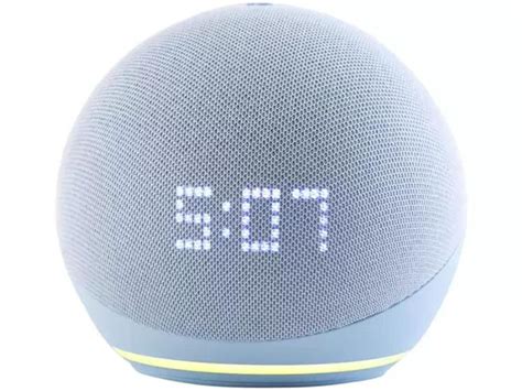 Echo Dot Gera O Rel Gio Smart Speaker Alexa Azul Amazon