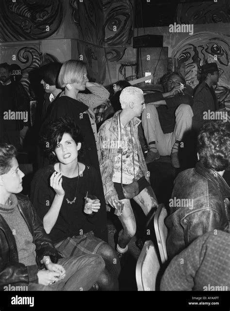 1980s Night Club Black And White Stock Photos And Images Alamy