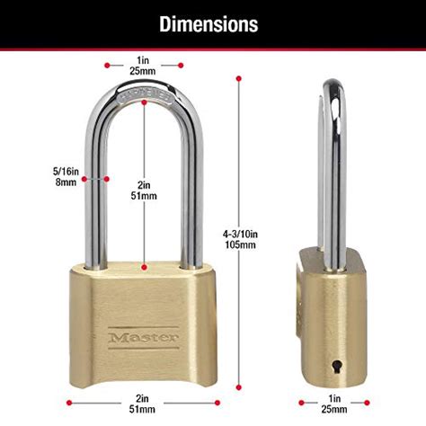 Master Lock Combination Lock Indoor And Outdoor Padlock Set Your Own