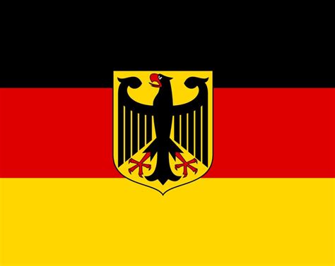 Deutschland Flagge mit Adler bedrucken lassen online günstig kaufen