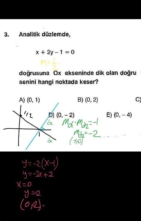 Geometri Analitik D Zlem Sorusu Eodev