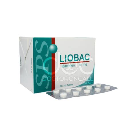 Liobac 10mg Tablet Uses Dosage Side Effects Price Benefits Online