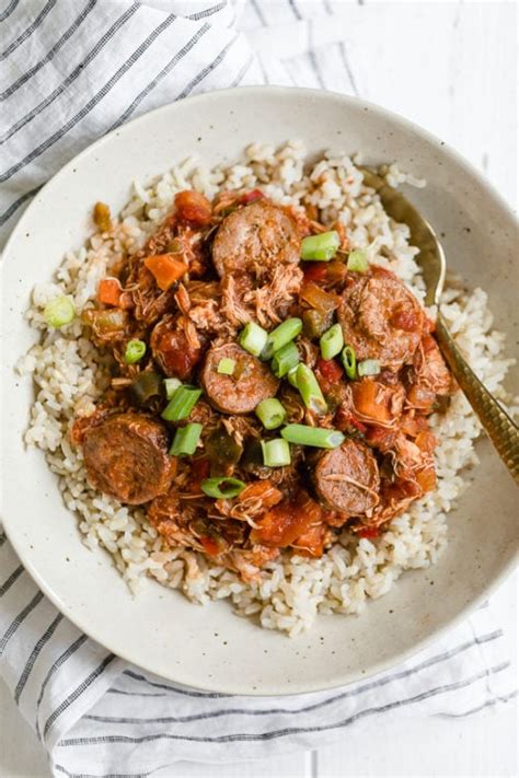 Slow Cooker Chicken And Sausage Creole Skinnytaste