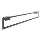 Econoco Aspect X Matte Black Metal Display Sign Holder