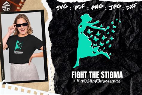 Fight The Stigma Mental Health Awareness Graphic By Svg Holywatershop