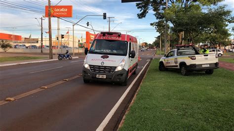 Queda De Moto Deixa Jovem De Anos Ferida Na Na Avenida Brasil Cgn