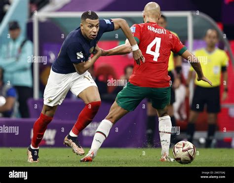 Al Khor Qatar Th Dec Al Khor L R Kylian Mbappe Of France