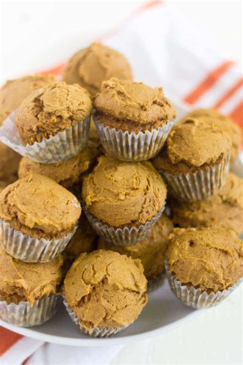 Two Ingredient Mini Pumpkin Muffins What Molly Made