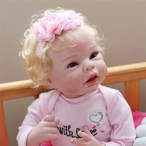 FGDSA Reborn Dolls 22 Zoll 55 Cm Echt Aussehende Babypuppe Lebensechte