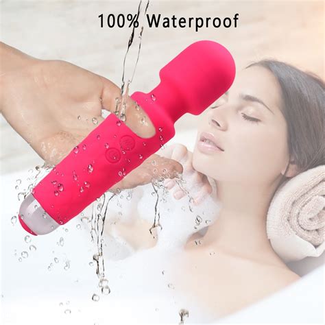 Mini Cordless Wand Massager Powerful Vibrate Wand Massager For Neck Shoulder Back Body Massage