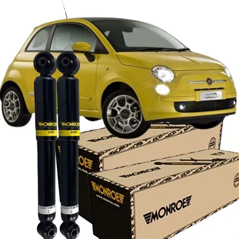 Par Amortecedor Traseiro Fiat 500 Mexicano Polones Parcelamento Sem Juros