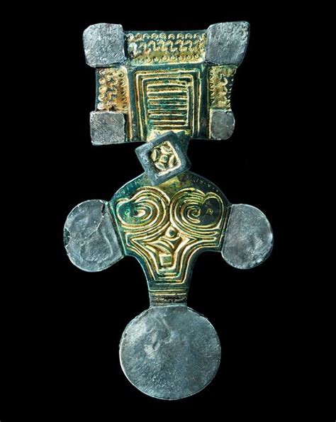 Anglo Saxon Gilt Great Square Headed Brooch 6th Century Ad Anglo