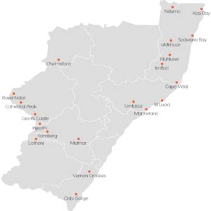 kzn parks website map toursa travel representatives  sanparks