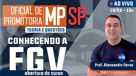 Abertura Do Curso Teoria E Quest Es Fgv Ao Vivo Oficial De