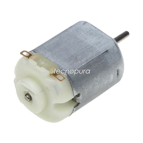 Motor DC 3V 6V para proyectos de electrónica Tecnopura