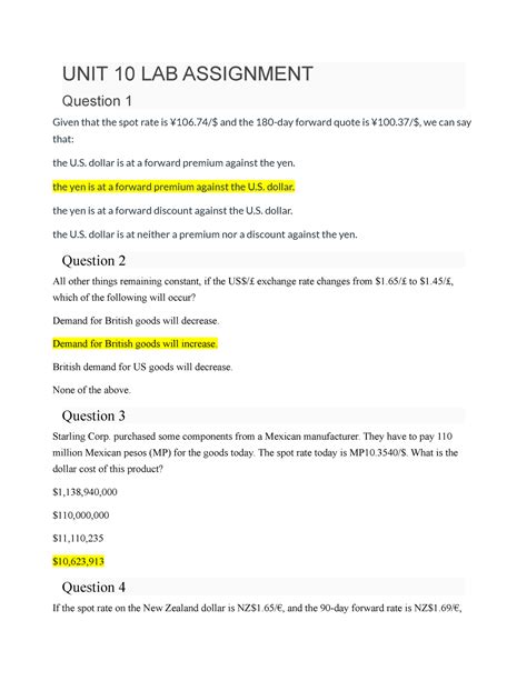 MT480 UNIT 10 LAB Assignment UNIT 10 LAB ASSIGNMENT Question 1 Given