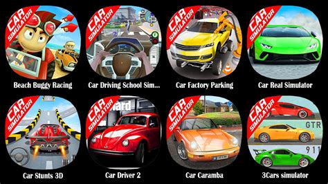 Beach Buggy Racing,Car Driving School Simulator,Car Factory Parking,Car ...