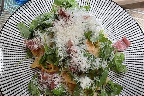 Pasta Mit Rucola Mascarpone Und Parmaschinken Von Derpanscher Chefkoch