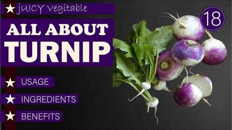 Benefits Of Turnip Ingredients And Ingredients Of Turnip Youtube