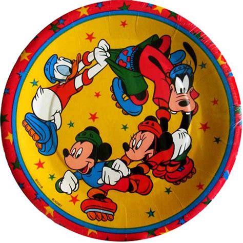 Mickey Mouse Birthday Party Plates | Birthday Wikii