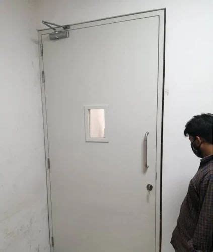 Iron Powder Coated Hmps Steel Door For Commercial At Rs 4800 Square