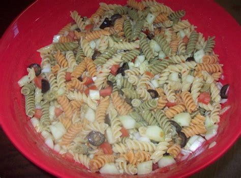 Rainbow Rotini Pasta Salad Recipe | Just A Pinch Recipes