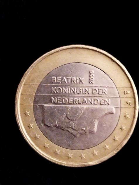 Münze 1 Euro Selten Beatrix Jahr 2000 Koningin der Nederlanden eBay