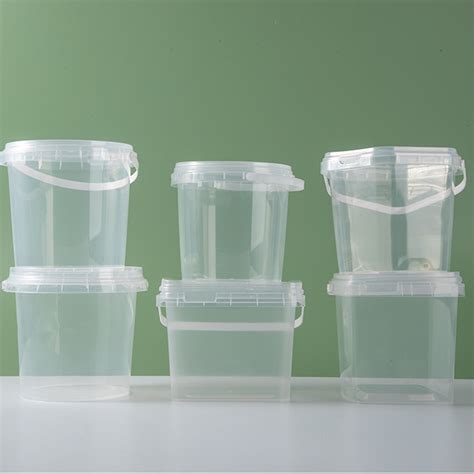 Disposable Plastic Container Round Dessert Ml Transparent Pp