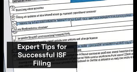 The Art Of ISF Filing Customs Compliance Best Practices