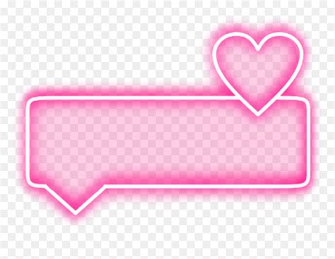 Neon Effect Heart Png Neon Pink Heart Png Transparent Png Vhv