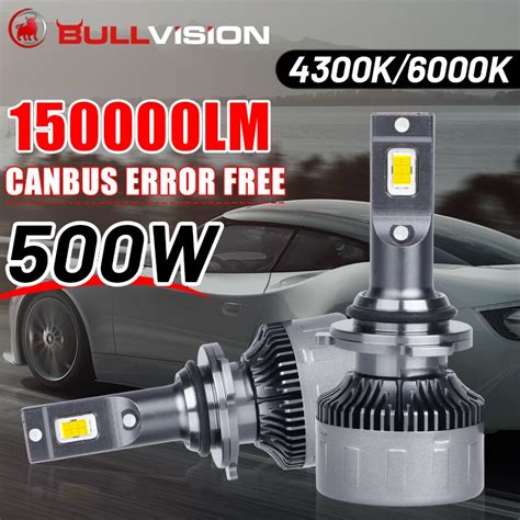 Bullvision LED H7 150000LM Canbus LED H4 H8 HB3 9005 9006 HB4 9012 HIR2