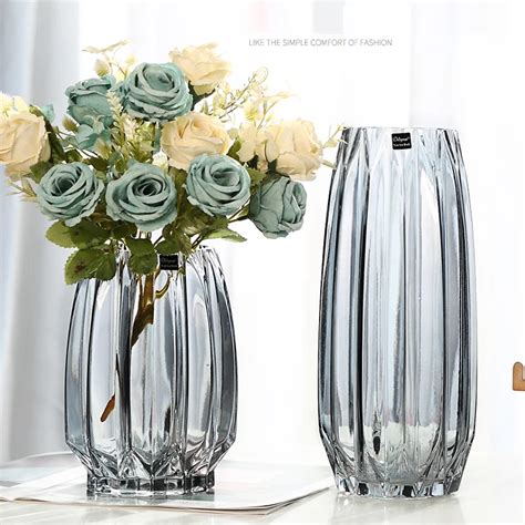 Glass Vase Wholesale Cheap Home Decor Glass Flower Vase Fashion Modern