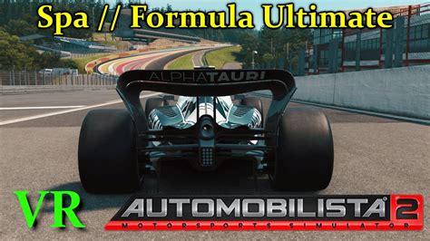 Automobilista 2 Vr Spa Formula Ultimate Gen 2 90 Minute Ai Race