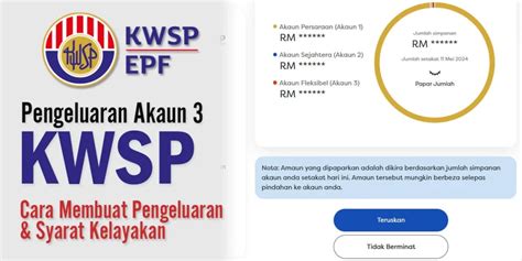 Pemindahan Pengeluaran Akaun Kwsp Akaun Fleksibel Hariankini