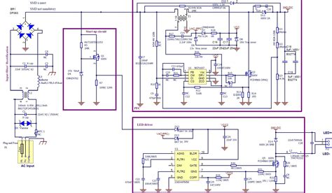 Electronic Ballast Circuit Diagram Tube Light